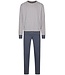 Pastunette for Men men's grey long sleeve cotton-polyester mix pyjama groovy mix