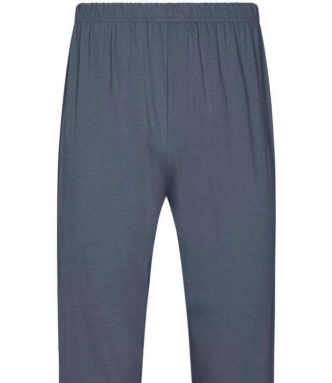 men's grey long sleeve cotton-polyester mix pyjama groovy mix