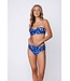 Bandeau bikini set met soft cups en multiway bandjes Ocean Blue