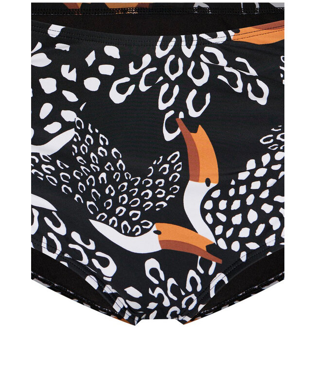 soft cup tankini met powernet en verstelbare bandjes paradise bird