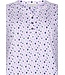 classic longer length nightdress with buttons abstract floral jewel