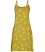 Rebelle organic cotton spaghetti dress with adjustable straps dotty sunflower