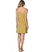 organic cotton spaghetti dress with adjustable straps dotty sunflower