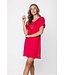 Fuchsia roze dames strandjurk met korte mouwen Beach Bobble