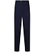 dark blue long sleeve full button cotton pyjama set coloured lines