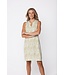 ladies sleeveless cotton-modal nightdress with buttons soft squares