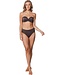 rode, soft cup, bandeau beugel bikini bronze shimmer