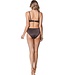 rode, soft cup, bandeau beugel bikini bronze shimmer