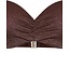 bronze underwire soft cup bandeau bikini set bronze shimmer