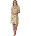 katoen-modal dames nachthemd korte mouw Citrus Flowers