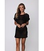 trendy zwart see through strand cover up lacy beach