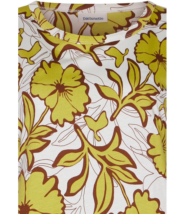 mouwloos katoen-modal damesnachthemd Citrus Flowers