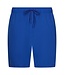 blauwe heren zwembroek met elastische taille en koord Coral Blue
