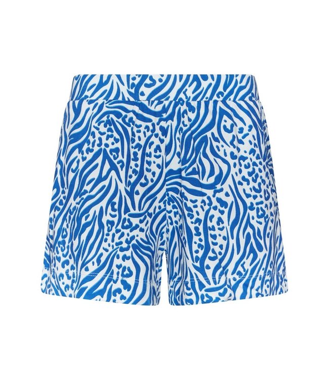 lichtblauw biologisch katoenen dames shortama korte mouw true blue