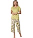 katoen-modal dames pyjama set korte mouw Citrus Flowers