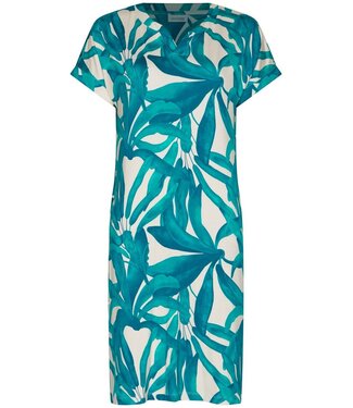 Pastunette Premium luxury viscose-elastane-mix short sleeve nightdress sky blue dreams