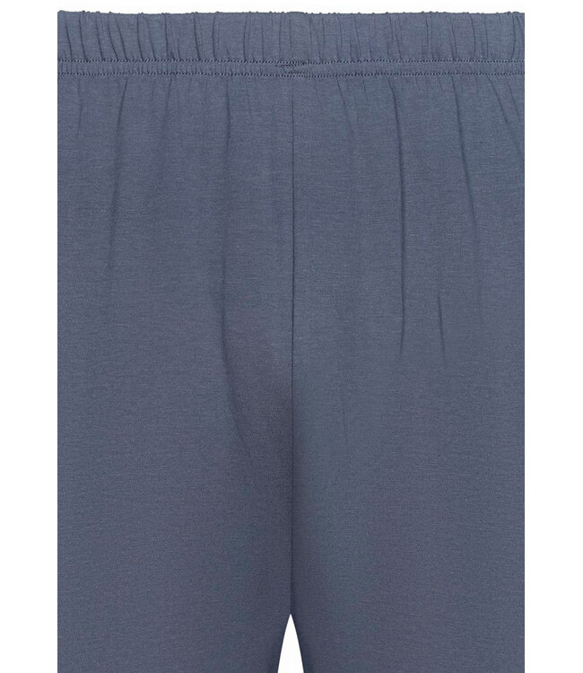 men's grey cotton-mix 'v' neck shorty set mix it up