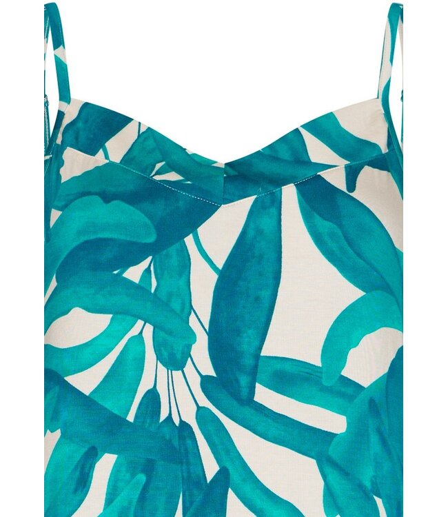 luxe viscose-elastaan dames spaghetti nachthemd Sky Blue Dreams