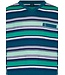 men's green long sleeve v neck cotton pyjama set stripey green