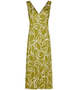 Pastunette Premium ladies sleeveless cotton-modal nightdress pretty green flower