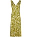 ladies sleeveless cotton-modal nightdress pretty green flower