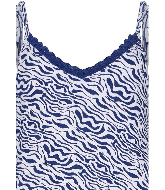 ladies bamboo spaghetti dres with adjustable straps bamboo waves