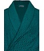 groene heren badjas van jacquard badstof Geometric Groove