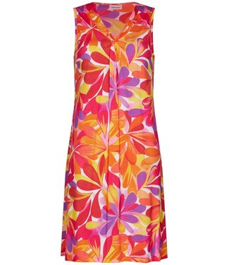 Pastunette Beach sleeveless veck beachdress with pretty knot detail coral beach