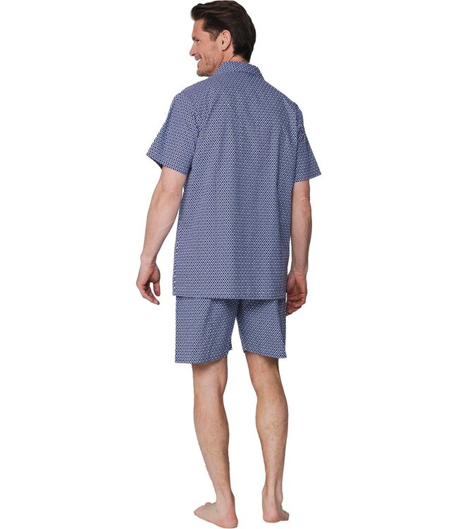 geweven katoenen doorknoop heren shortama geometric diamond