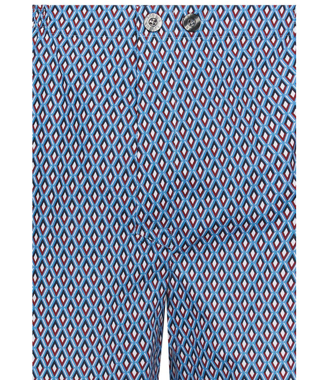 geweven katoenen doorknoop heren shortama geometric diamond