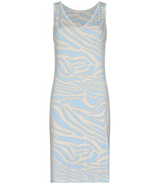 Pastunette Premium luxe Ecovero viscose mouwloos dames nachthemd met V-hals Blue Animal