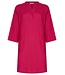 Rebelle Beach roze katoenen dames strand tuniek 3/4 mouw chic fabulous beach