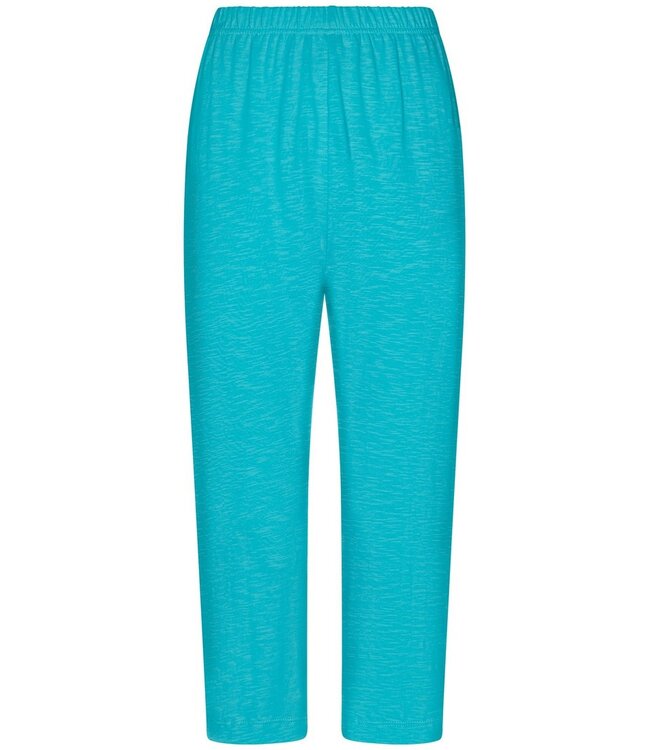 katoenen dames pyjama 3/4 korte mouw met 5 knopen Bold Blue Flower