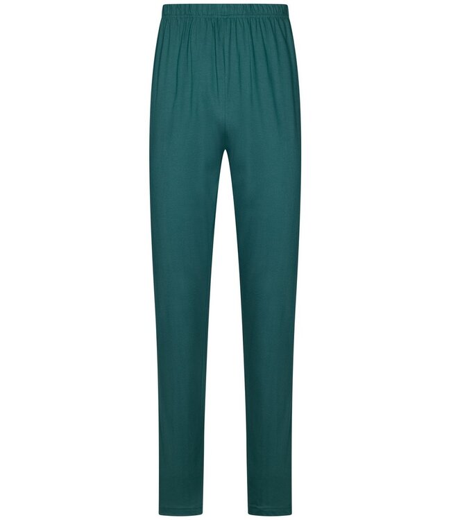 green long sleeve cotton pyjama set with buttons geometric groove