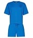 cobalt blue short sleeve cotton french terry shory set true blue