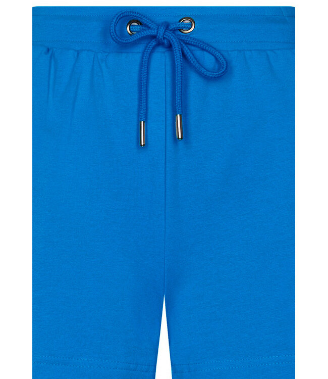 cobalt blue short sleeve cotton french terry shory set true blue