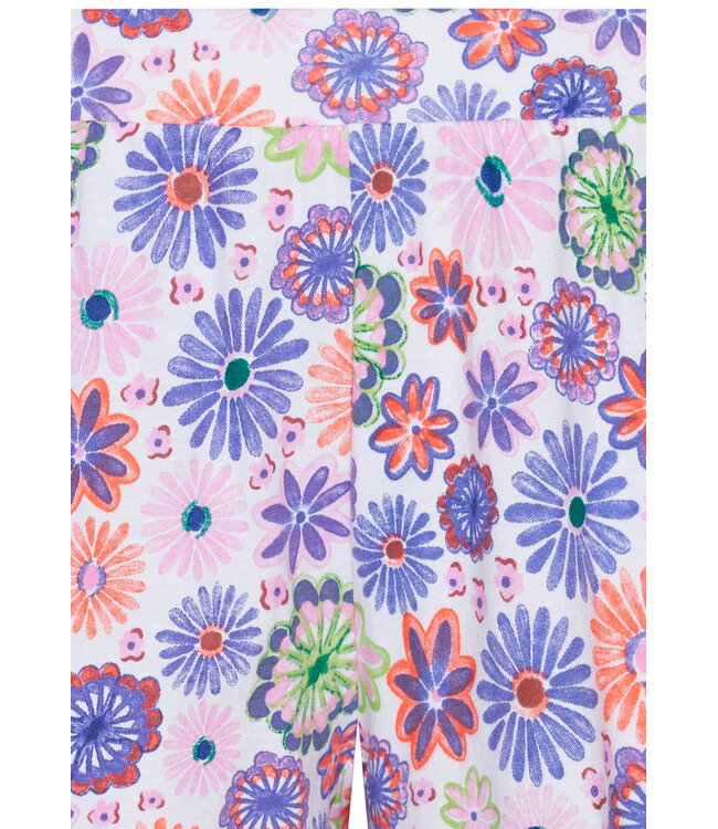 biologisch katoenen dames shortama korte mouw fabulously flowery