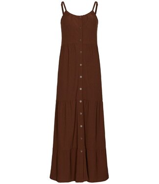Pastunette Beach extra long brown summery spaghetti beach dress paradise beach