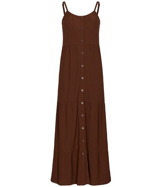 Pastunette Beach extra lange bruine zomer spaghetti strandjurk paradise beach