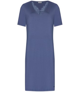 Pastunette Premium ladies short sleeve modal-elastane summer nightdress floral lace