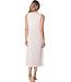 ladies extra long sleeveless home dress with cowl neck soft comfort