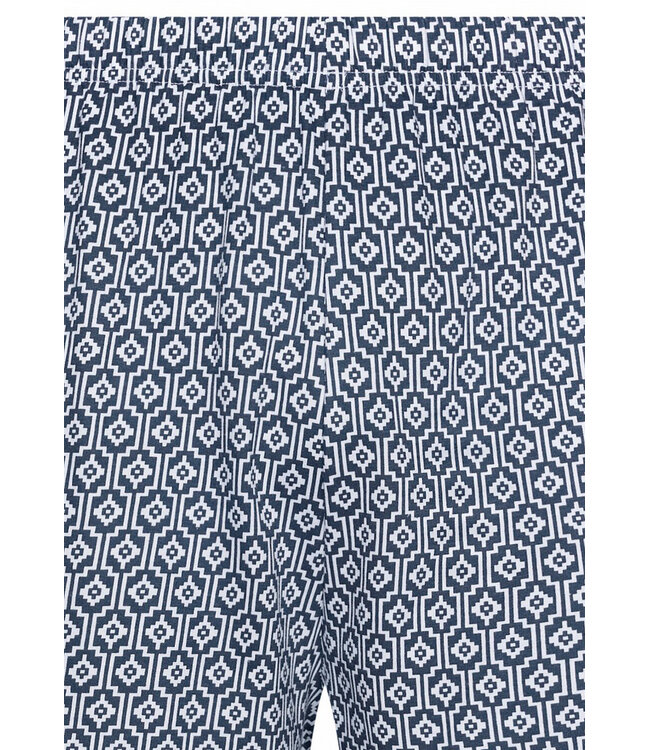 donkergrijze heren shortama van katoen met ronde hals Cool Comfort