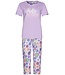 biologisch katoenen dames pyjama set korte mouw fabulously flowerly