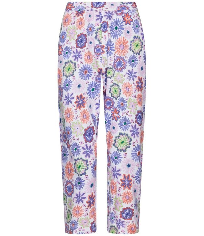 biologisch katoenen dames pyjama set korte mouw fabulously flowerly