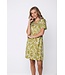 ladies short sleeve cotton-modal nightdress pretty green flower