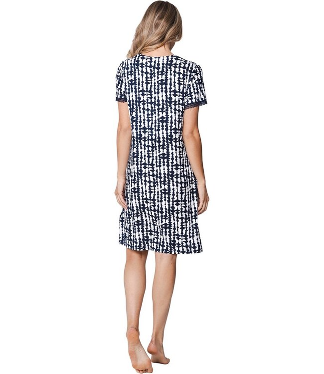 luxe viscose dames nachthemd met korte mouwen Arty Fashion