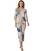 modal-elastaan home-lounge dames pyjama met 3/4 mouwen Fashion Art