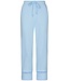 biologisch katoen dames pyjama met korte mouwen en  V-hals Pretty Blue