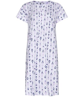 Pastunette klassiek katoenen nachthemd met knopen Abstract Floral Jewel