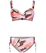 underwired bikini set with adjustable straps paradise pink